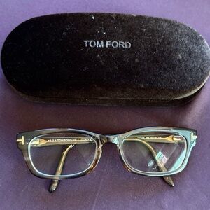 Tom Ford Women's Glasses - Brown and Gold